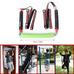 Pull Up Bar Assist Training Fitness Band Hanging Belt For Chin Up Bar