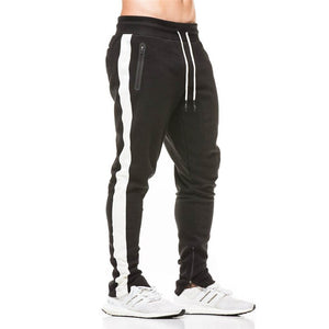 Mens Jogger sportswear Pants Casual Elastic cotton Mens Fitness Workout Pants skinny Sweatpants Trousers Jogger Pants