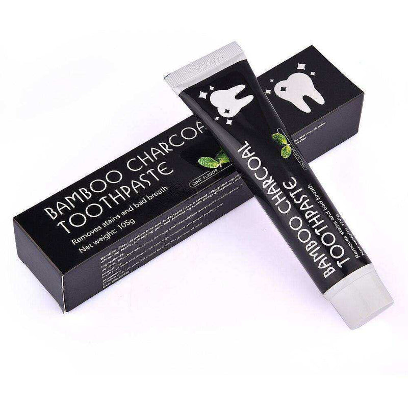 Aesthetic Natural Bamboo Activated Charcoal Whitening Toothpaste