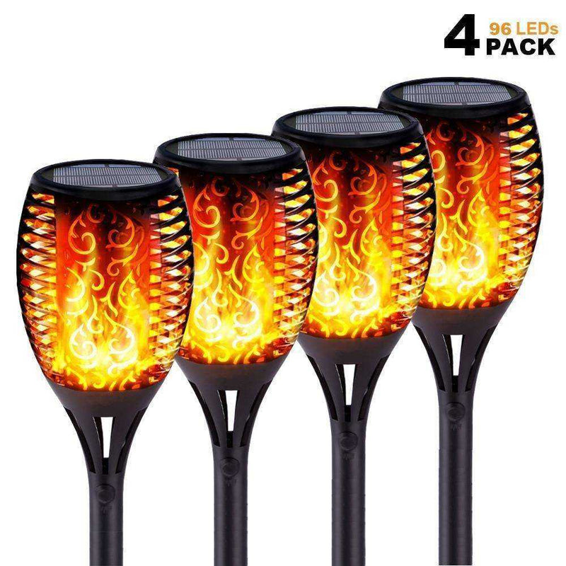 Outdoor Waterproof  Flame Garden Courtyard Balcony LED Solar Lights