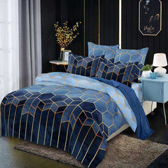 Diamond Lattice Duvet Cover Bedding Set