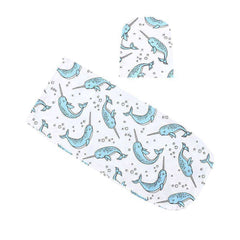 Baby Swaddle Blanket & Cap Newborn Cocoon Wrap