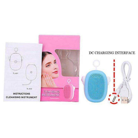 Image of Facial Silicone Shrinking Pores Oil-control Electric Cleansing Brush