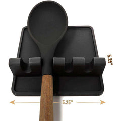 Silicone Utensil Rest Drip Pad Heat-Resistant Rack Shelf