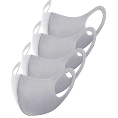 4pc Adult Washable Mouth Caps Reusable Protection Face Mask