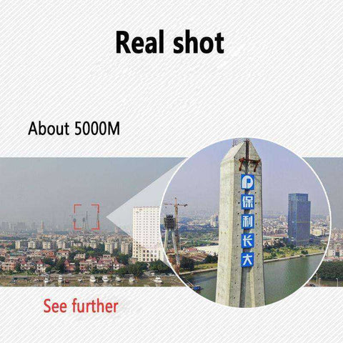 Image of Mini Portable Zoom Binoculars Powerful HD 50000M Folding Long Range Low Light Night Vision Telescope