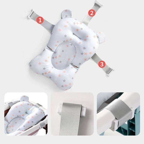 Image of Baby Anti-Slip Shower Bathtub Pillow & Chair Support Mat