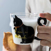 Coffee Milk Tea Water Red Wine Beer Champagne Cartoon Creative Cute Cat Mug