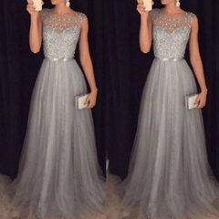 Aesthetic 2020 Goddess Prom Dress Beautiful Evening Gown Sequin