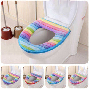 Aesthetic Rainbow Toilet Seat Cover