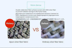 Aesthetic Silver Fiber Hood With Emf Radiation Protection