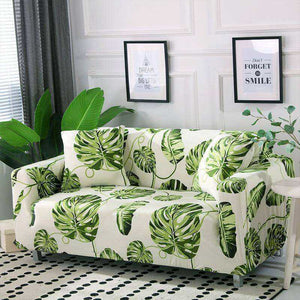 Aesthetic Nature Sofa Covers Tropical Leaves