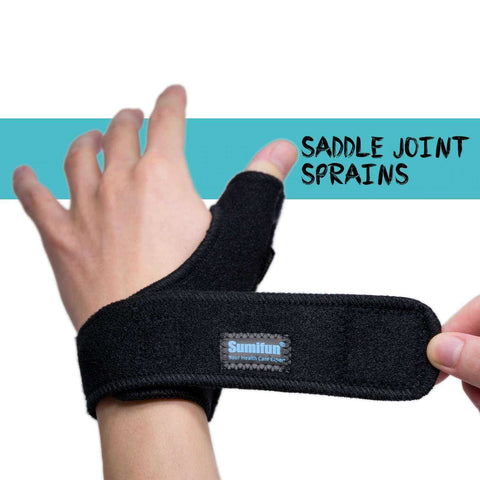 Image of Thumb Wrist Brace Splint Support Pain Relief Hand Massage