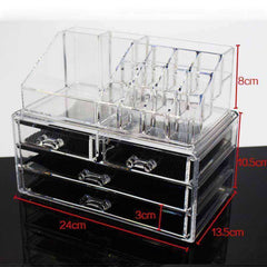 New Acrylic Transparent Makeup Organizer Storage Boxes