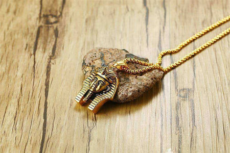 Awakening Tutankhamun Egypt Gold Aesthetic Necklace & Pendant