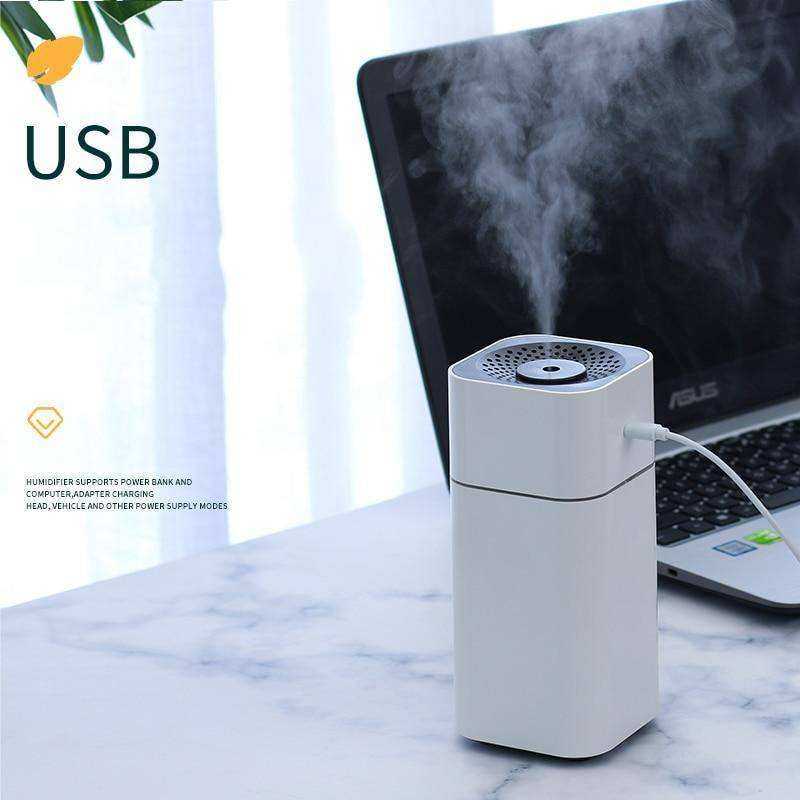 Mobile Air Humidifier Air Purifier 7 Color LED Light