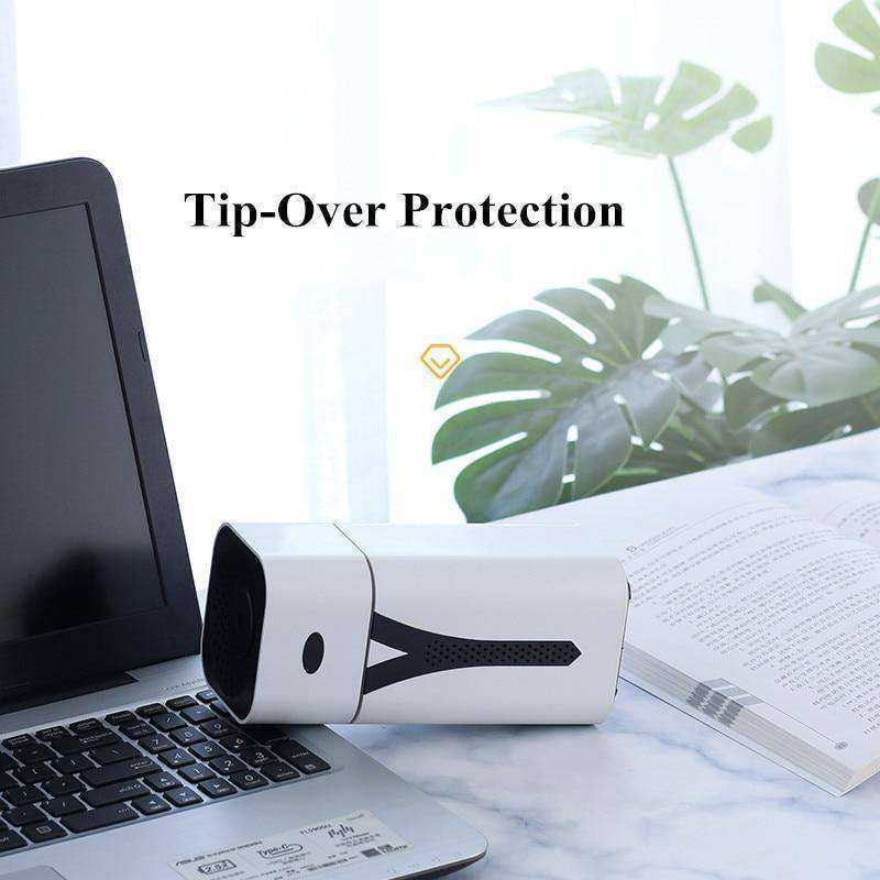 Mobile Air Humidifier Air Purifier 7 Color LED Light