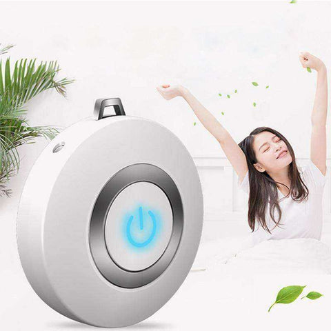 Image of Portable Mini USB Air Purifier Necklace