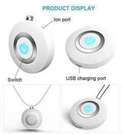 Portable Mini USB Air Purifier Necklace