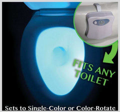 Automatic LED Motion Sensor Night Lamp Toilet Bowl Bathroom Light