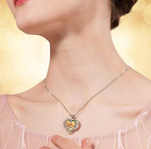 Awakening Crystal Heart Pendant Necklace