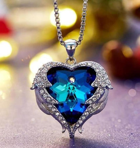 Image of Awakening Crystal Heart Pendant Necklace