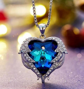 Awakening Crystal Heart Pendant Necklace