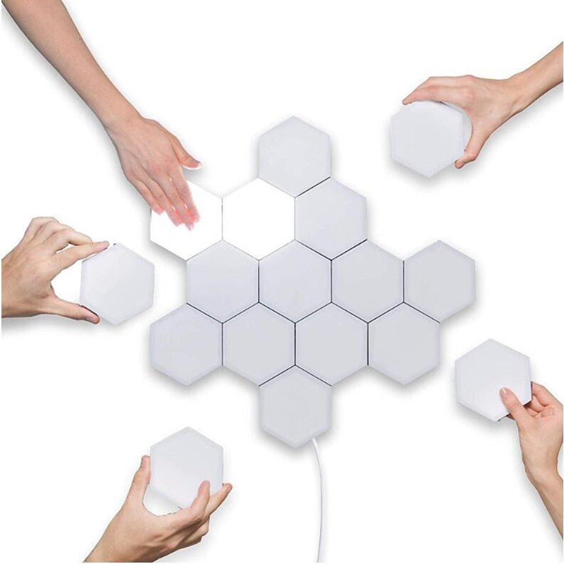 Awakening Touch Sensor Modular LED Night Light Hexagonal Wall Lamp - AWAKENING AESTHETICS