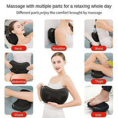 Upgraded Electric Neck Back Waist Heat Cervical Massage Pillow