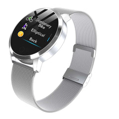 Women Fitness Tracker Heart Rate Monitor OLED Color Screen Smartwatch