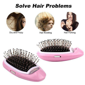 New Portable Electric Ionic Hairbrush