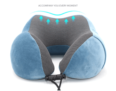 Image of Soft U Shaped Memory Foam Neck Pillows