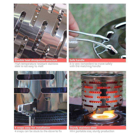 Image of New Mini Heating Stove Cap Outdoor Travel Camping Equipment
