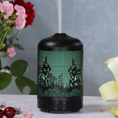 100ml Ultrasonic Air Humidifier Forest Deer 7 Color LED Aroma Diffuser