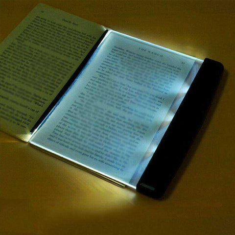 Image of Portable Creative Flat Plate LED Book Light Reading Night Light