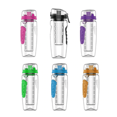 32oz 1000ml New Fruit Infuser Juice Shaker Sports Lemon Water Bottle