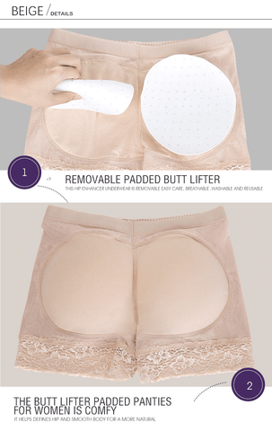 Image of New Plus Size Women Butt Lifter Shaper Padded Panties
