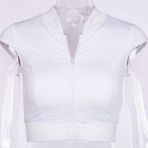 GXQIL Yoga Sport Top with Zipper