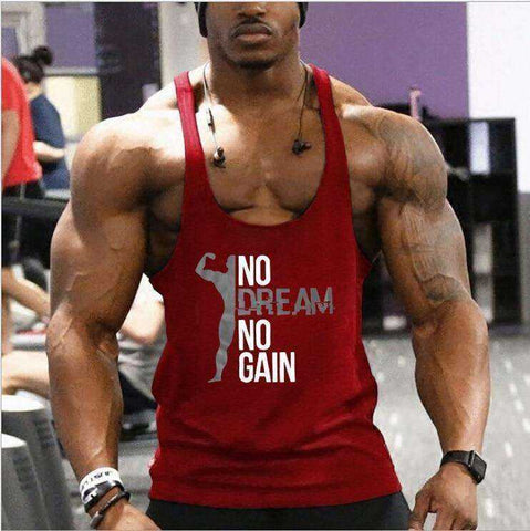 Image of Tank top Sleeveless Tee Sport Gym Fitness Casual Vest  Mens