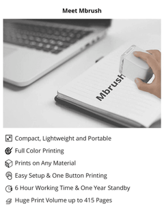 Mini Handheld Full Color Printer Portable Wifi Mobile