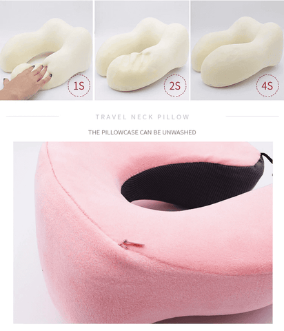 Image of Soft U Shaped Memory Foam Neck Pillows