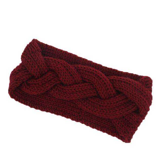 Knitted Braided Headband