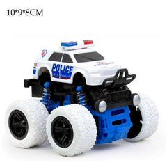 Mini Inertial Off-Road Plastic Friction Stunt Pullback Children Toy Car for boys