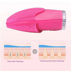 Facial Silicone Shrinking Pores Oil-control Electric Cleansing Brush