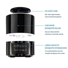 Aesthetic Usb Electric Mosquito Fly Killer Trap Indoor & Outdoor Lamp