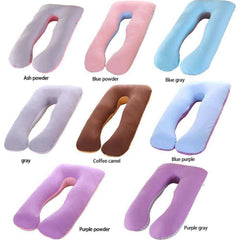 U Shape Pure Cotton Pregnant Full Body Support Pillow
