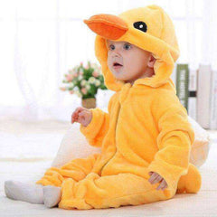 Animal Style Baby Onesie Hooded Cartoon Romper
