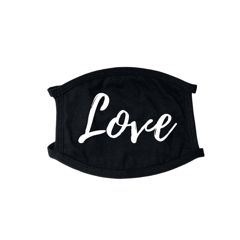 Printed Love Face Mask