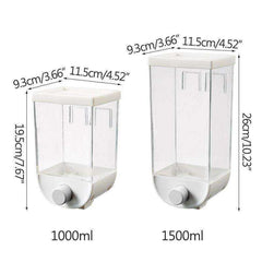 Wall-Mounted Multi-Grain Sealed Jars