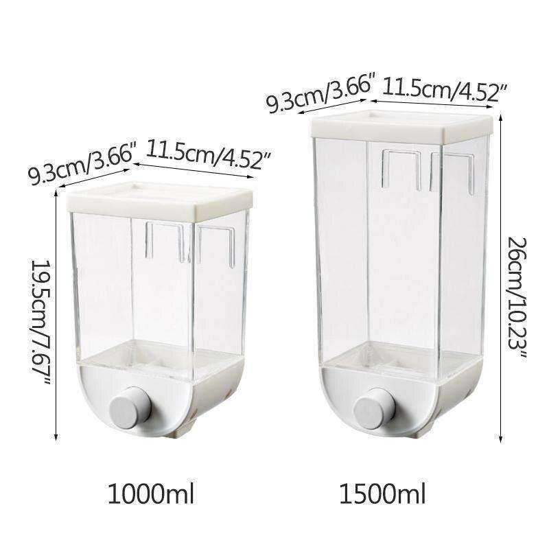 Wall-Mounted Multi-Grain Sealed Jars